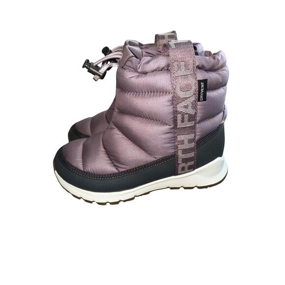 THE NORTH FACE Thermoball  Pull-On Waterproof Boot Purple Kid's Size 2 New - Picture 5 of 5